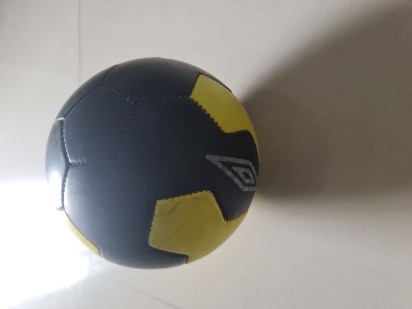 Yellow and Black Football